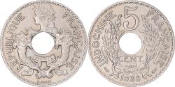 World Coins - Coin, FRENCH INDO-CHINA, 5 Cents, 1938, Paris, , Copper-nickel, KM:18