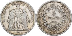 World Coins - France, 5 Francs, Hercule, 1848, Paris, Silver, , Gadoury:683, KM:756.1