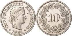 World Coins - Switzerland, 10 Rappen, 1984, Bern, Copper-nickel, , KM:27