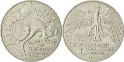 World Coins - Coin, Germany, 10 Mark, Olympics, 1972, Karlsruhe, , Silver, KM 133