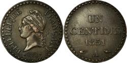 World Coins - Coin, France, Dupré, Centime, 1851, Paris, , Bronze, KM:754