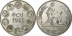 World Coins - France, Medal, Ecu Europa, Europe Assise, 1983, Copper-nickel,