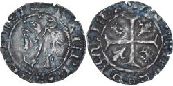 World Coins - Coin, FRENCH STATES, Dauphin Charles, Régent, Denier, Romans, , Billon