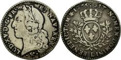 World Coins - Coin, France, Louis XV, 1/5 Écu au bandeau, 24 Sols, 1/5 ECU, 1766, Bayonne