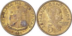 World Coins - Coin, Philippines, 5 Sentimos, 1968