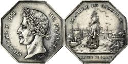 World Coins - France, Token, Chambre de Commerce, Havre de Grace, Charles X, Tiolier