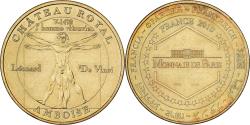 World Coins - France, Token, Amboise - Le château - Léonard de Vinci, 2010, Copper-nickel