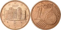 World Coins - Italy, Euro Cent, 2007, Rome, Copper Plated Steel,