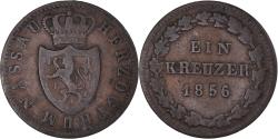 World Coins - Coin, German States, NASSAU, Adolph, Kreuzer, 1856, Wiesbaden,