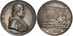 World Coins - Vatican, Medal, Pius IX, Restoration of Via Appia, 1874 (Anno XXIX), Silver