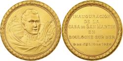 World Coins - France, Medal, San Martin, Inauguration de la Casa de San Martin en Boulogne Sur