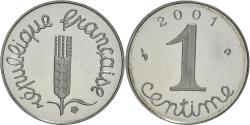 World Coins - Coin, France, Épi, Centime, 2001, Paris, Proof, , Stainless Steel