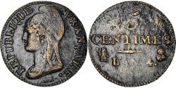 World Coins - Coin, France, Dupré, 5 Centimes, AN 4, Limoges, , Bronze, KM:635.2