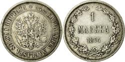 World Coins - Coin, Finland, Nicholas II, Markka, 1874, , Silver, KM:3.2