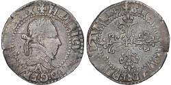 World Coins - France, Henri III, 1/4 Franc, 1587, Paris, Silver, , Gadoury:479