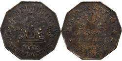 World Coins - France, Token, Napoléon III, Horlogerie Bijouterie G. Detouche, Brass