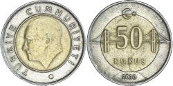 World Coins - Coin, Turkey, 50 Kurus, 2010