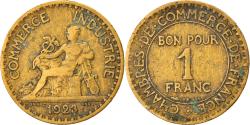 World Coins - Coin, France, Chambre de commerce, Franc, 1923, Paris,