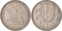 World Coins - Coin, Portugal, 5 Escudos, 1985