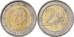 World Coins - Spain, 2 Euro, 2001, Madrid, Bi-Metallic,