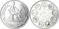 World Coins - France, Medal, Ecu Europa, Europe Assise, Politics, 1980,