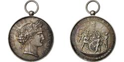 World Coins - France, Medal, French Third Republic, Sports & leisure, 1878, , Silver