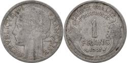 World Coins - France, Franc, Morlon, 1947, Beaumont - Le Roger, Aluminum,