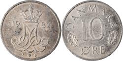 World Coins - Coin, Denmark, 10 Öre, 1982