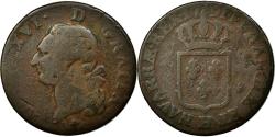 World Coins - Coin, France, Louis XVI, Sol ou sou, Sol, 1791, La Rochelle, , Copper