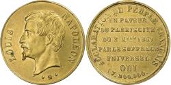 World Coins - France, Medal, Louis Napoléon Bonaparte, Acclamation en Faveur du Plébiscite