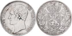 World Coins - Belgium, Leopold I, 5 Francs, 5 Frank, 1850, Brussels, Silver, , KM:17