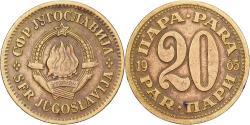 World Coins - Coin, Yugoslavia, 20 Para, 1965, , Brass, KM:45
