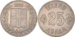 World Coins - Coin, Iceland, 25 Aurar, 1965
