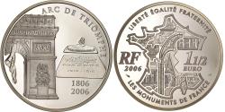 World Coins - France, 1-1/2 Euro, Arc de Triomphe, 2006, Paris, Silver, , KM:1456