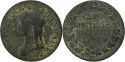 World Coins - France, 5 Centimes, Dupré, AN 5, Orléans, Bronze, , Gadoury:126