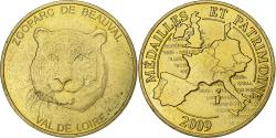 World Coins - France, Token, Touristic token, Beauval - Zoo -Tigre, Arts & Culture, 2009