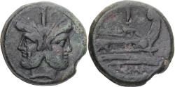 Ancient Coins - Coin, Anonymous, As, 211 BC, Rome, , Bronze, Crawford:56/2
