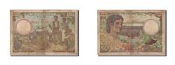 World Coins - Banknote, Tunisia, 1000 Francs, 1946, 1946-09-04, KM:26, VF(20-25)