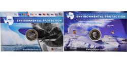 World Coins - Coin, British Antarctic Territory, Protocole environnemental, Two pounds, 2021