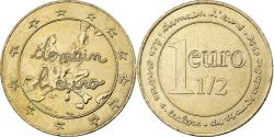 World Coins - France, 1-1/2 Euro, Demain l'Euro, 1996, MDP, Brass, Cardot,