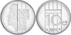 World Coins - Netherlands, 10 Cents, 1999