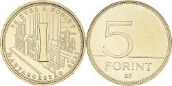 World Coins - Coin, Hungary, 75e anniversaire - Forint, 5 Forint, 2021, I., , laiton