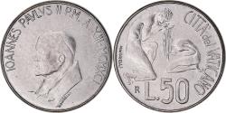 World Coins - Coin, VATICAN CITY, John Paul II, 50 Lire, 1991, FDC, , Stainless