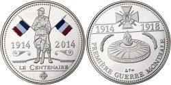 World Coins - France, Medal, Centenaire de la Grande Guerre, 2014, Copper-nickel,