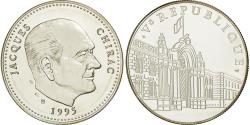 World Coins - France, Medal, Les Présidents de la République, Jacques Chirac, 1995