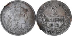 World Coins - Coin, France, Dupuis, 2 Centimes, 1913, Paris, , Bronze, KM:841