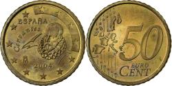 World Coins - Spain, 50 Euro Cent, 2004, Madrid, Nordic gold,