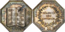 World Coins - France, Token, Notaires de l'Arrondissement de Loches, n.d., Silver,