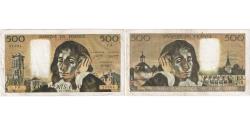 World Coins - France, 500 Francs, Pascal, 1969, P.9, VF(20-25), Fayette:71.03, KM:156a