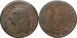 World Coins - France, Louis XVI, Sol, 1784, Limoges, Copper, , Gadoury:350